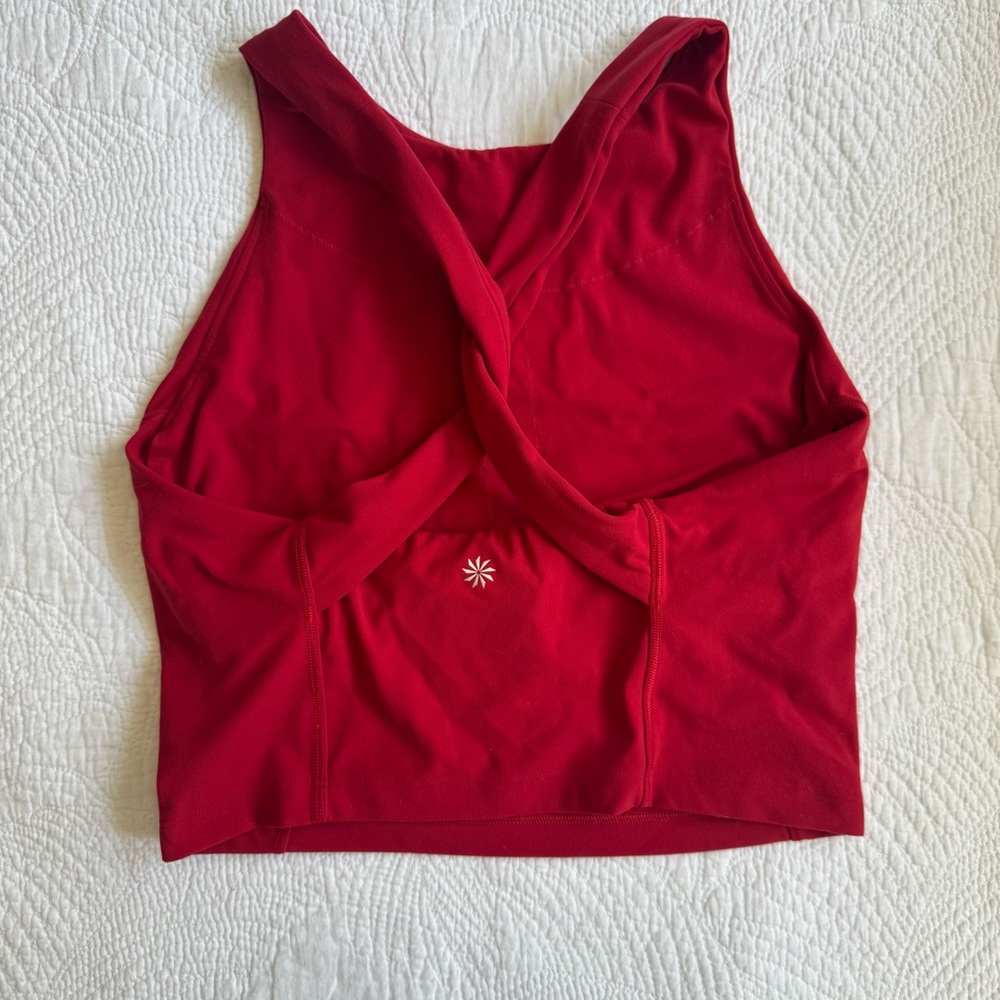 Athleta Conscious Twist Crop - Medium - Clover Berry